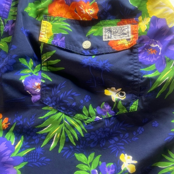Polo by Ralph Lauren Floral Swim Trunks Men XL - Picture 3 of 4